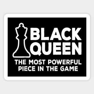 Black Queen Most Powerful Chess African American Women Gifts Magnet